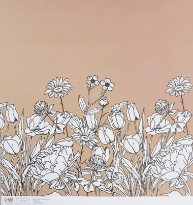 Бумага для скрапбукинга АртУзор "Полевые цветы" (ART839)