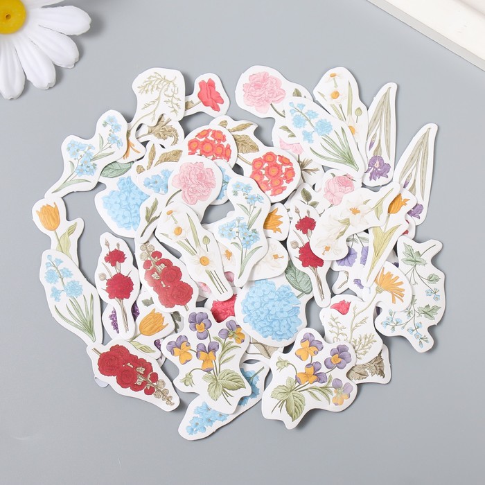 Наклейки в коробочке "Цветочный сад"