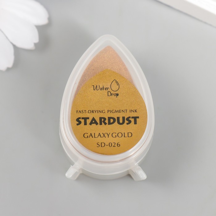 Чернильная подушечка Pigment Ink жемчужная "Junesix" Galaxy Gold