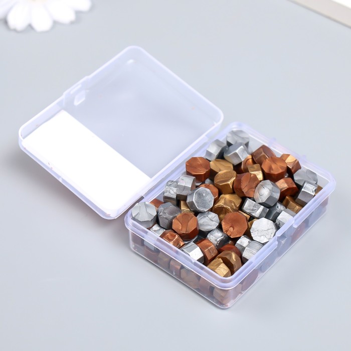 Сургуч восьмигранник в пластиковом чемоданчике Медный всадник 35гр