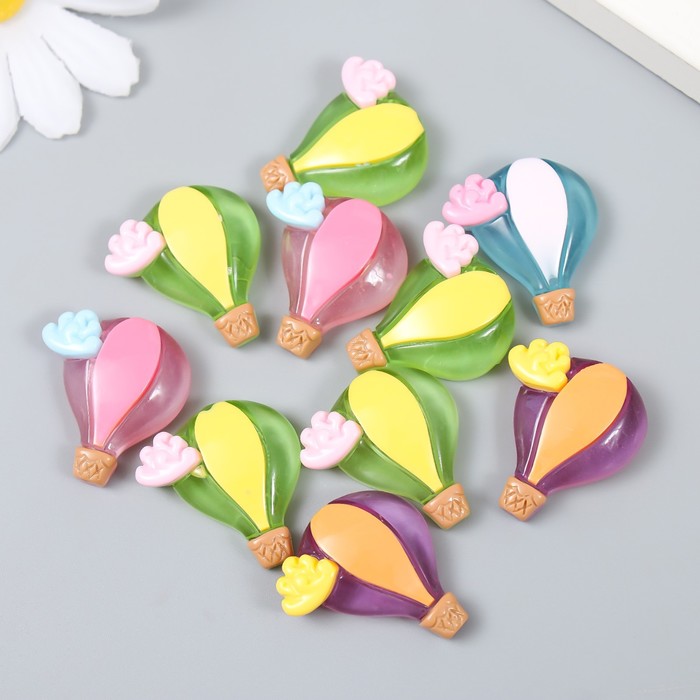 Декор пластиковый в наборе "Воздушные шары монгольфьеры"