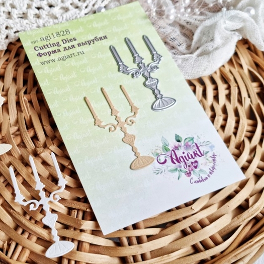 Нож для вырубки Agiart "Старый замок. Канделябр"