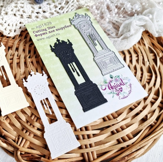 Нож для вырубки Agiart "Старый замок. Часы"