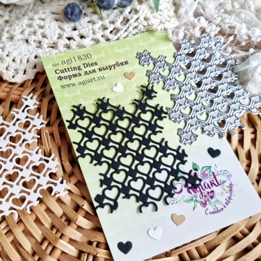 Нож для вырубки Agiart "Созвучие сердец"