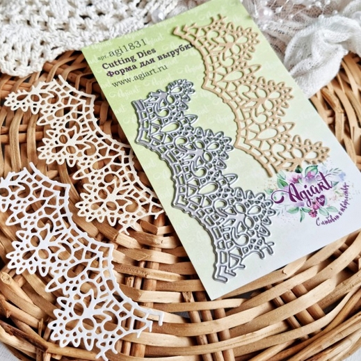 Нож для вырубки Agiart "Кружевная рапсодия"