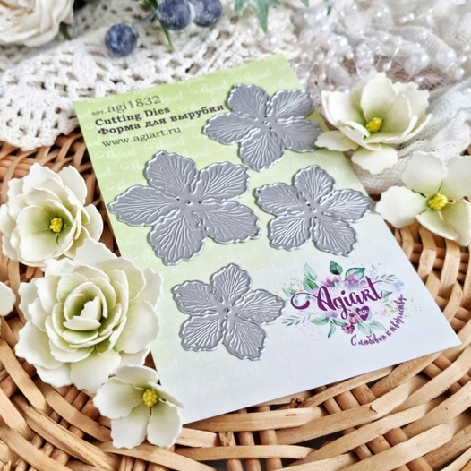 Нож для вырубки Agiart "Майское соцветие"