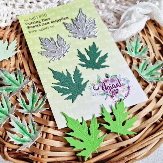 Нож для вырубки Agiart "Клен серебристый"