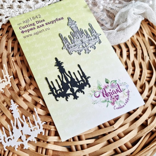 Нож для вырубки Agiart "Старый замок. Люстра"