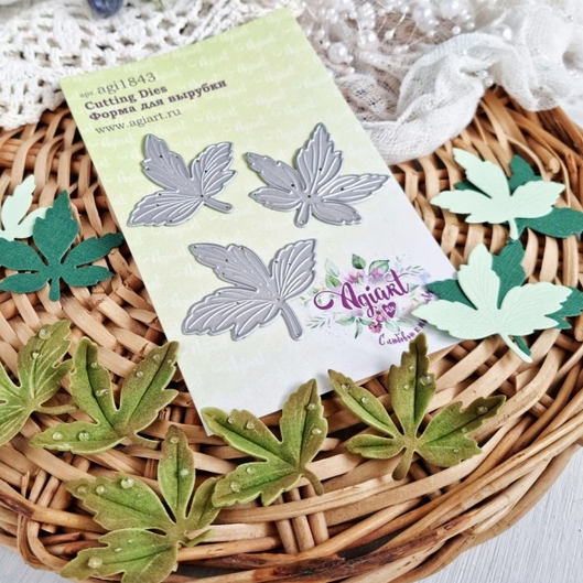 Нож для вырубки Agiart "Сочная листва"