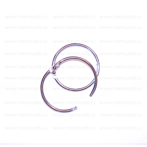 кольцо для альбомов 38 мм, цвет серебряный