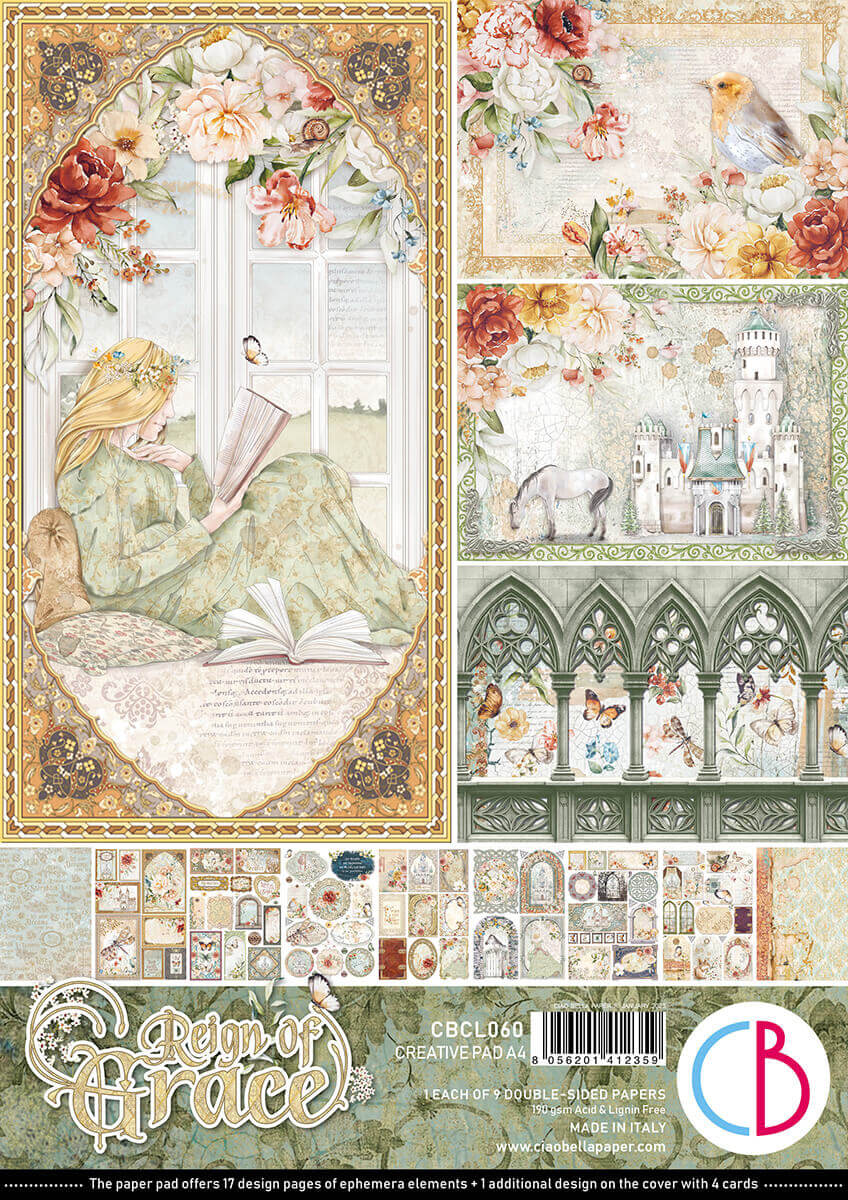 Набор бумаги А4 Ciao Bella "Reign of Grace"