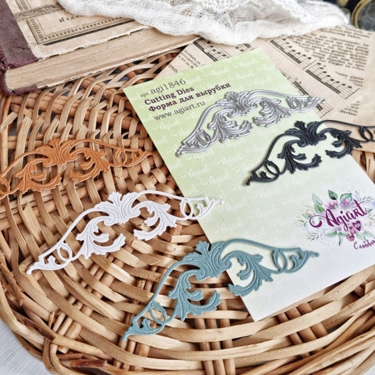 Нож для вырубки Agiart "Дворцовый вензель"