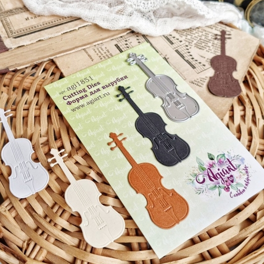 Нож для вырубки Agiart "Скрипка"