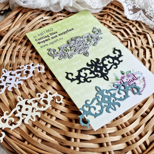 Нож для вырубки Agiart "Бельведер" вензель