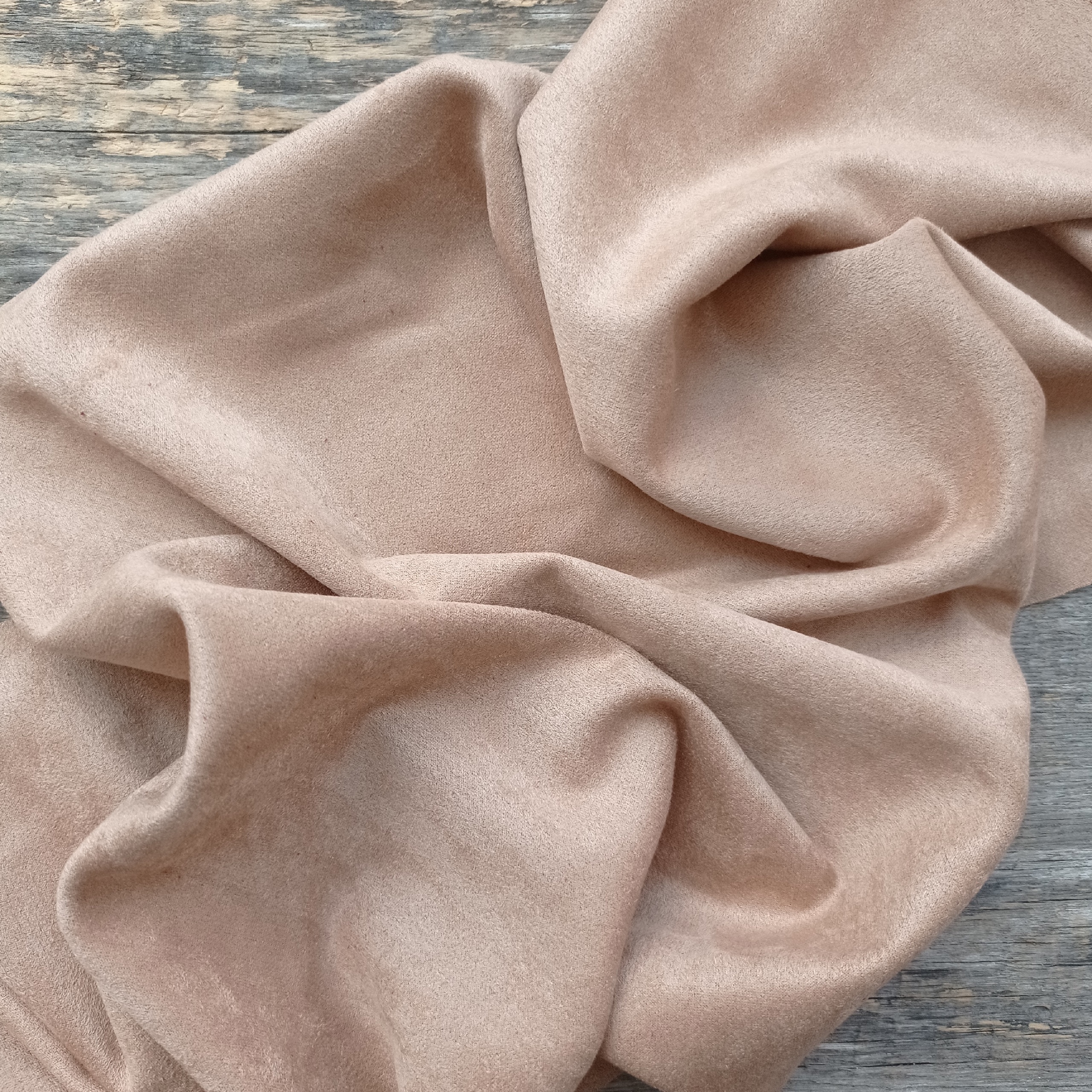 Замша искусственная двусторонняя 32 х 72 см Прибрежный песок