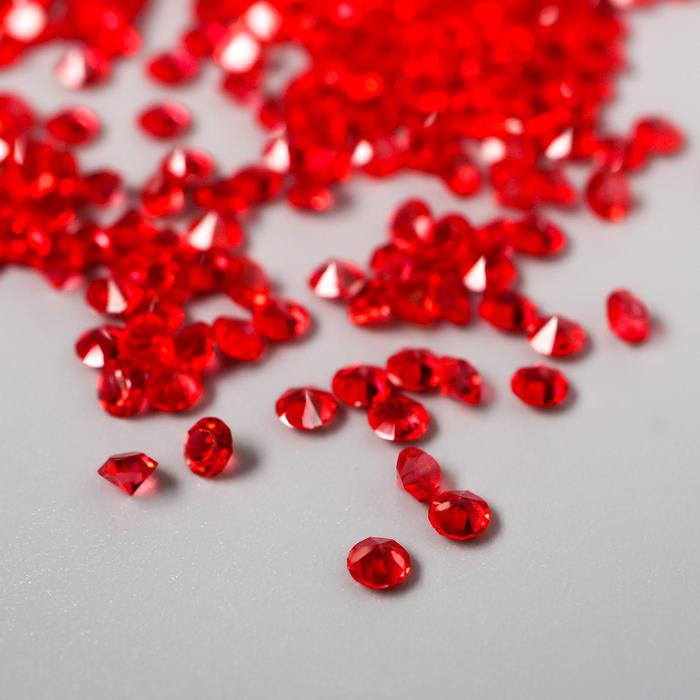 Кристаллы для шейкера и декора 3 мм Алый 20гр