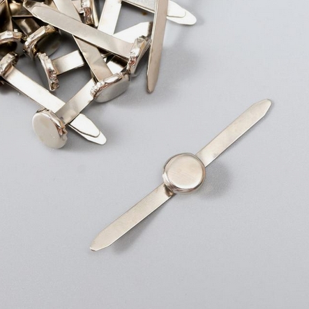 Набор брадс Артузор "Серебряные" с удлинённой ножкой 50шт