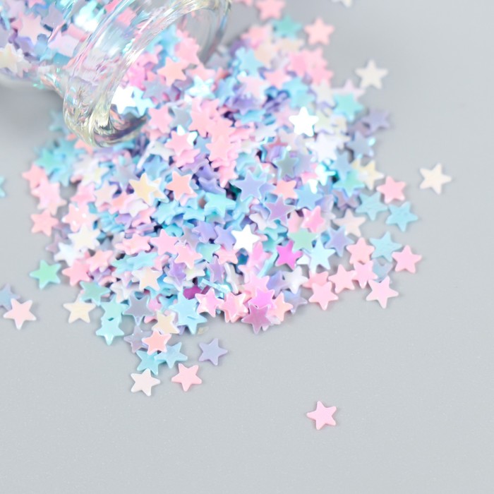 Глиттер в баночке "Звёзды" Сказочный перламутр