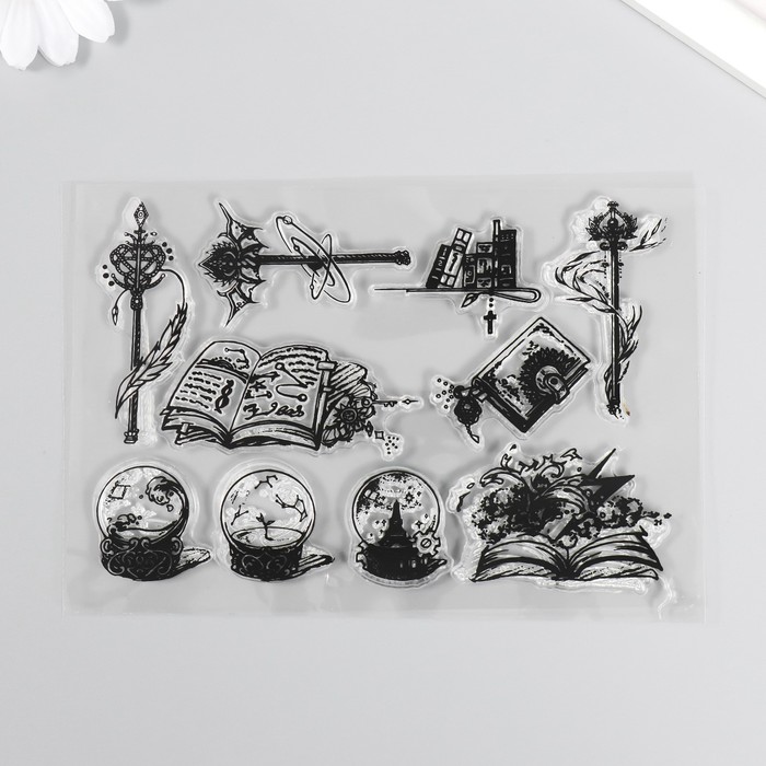 Набор штампов "Атрибуты гадалки"