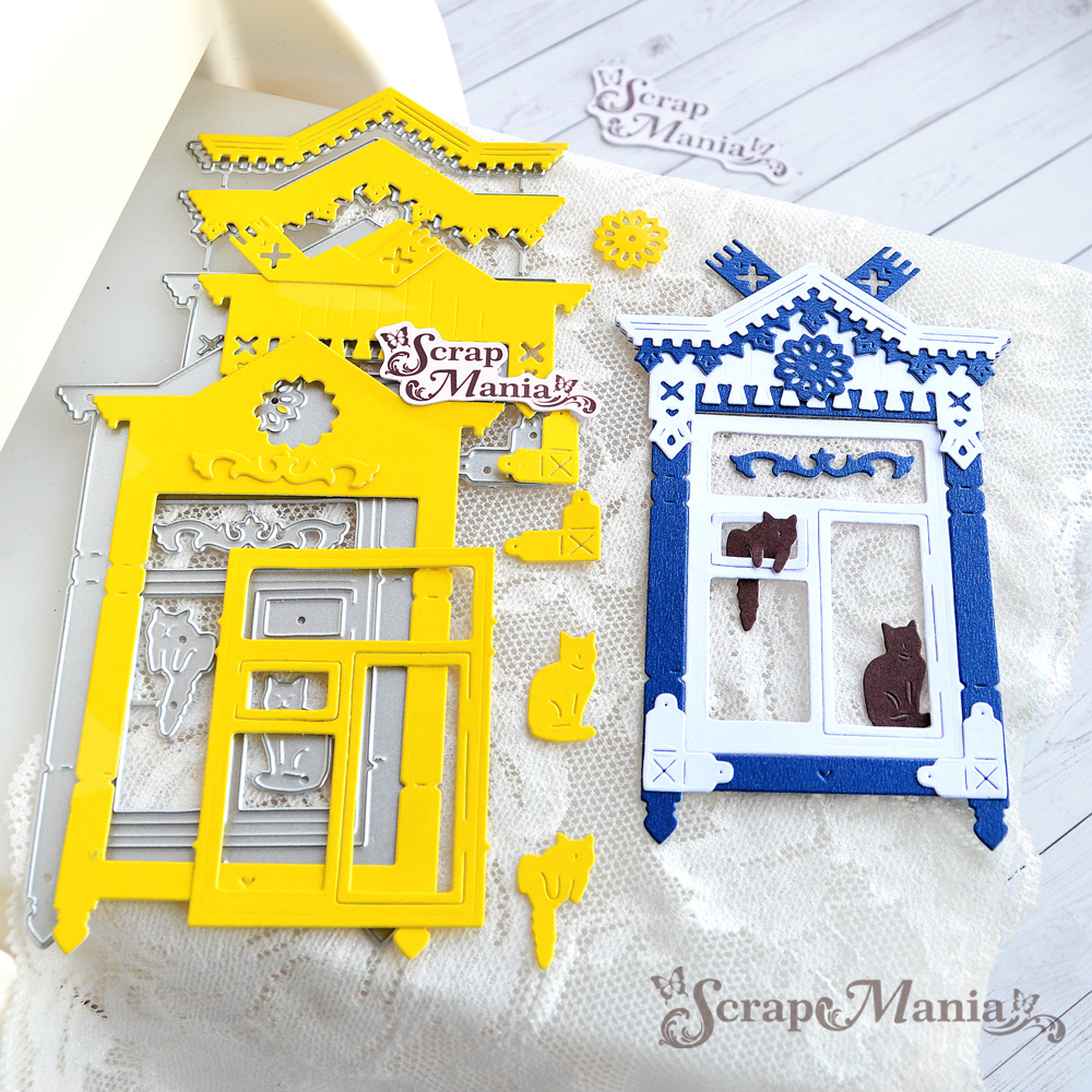 Нож для вырубки ScrapMania "Русские сказки. Бабушкино окошко"