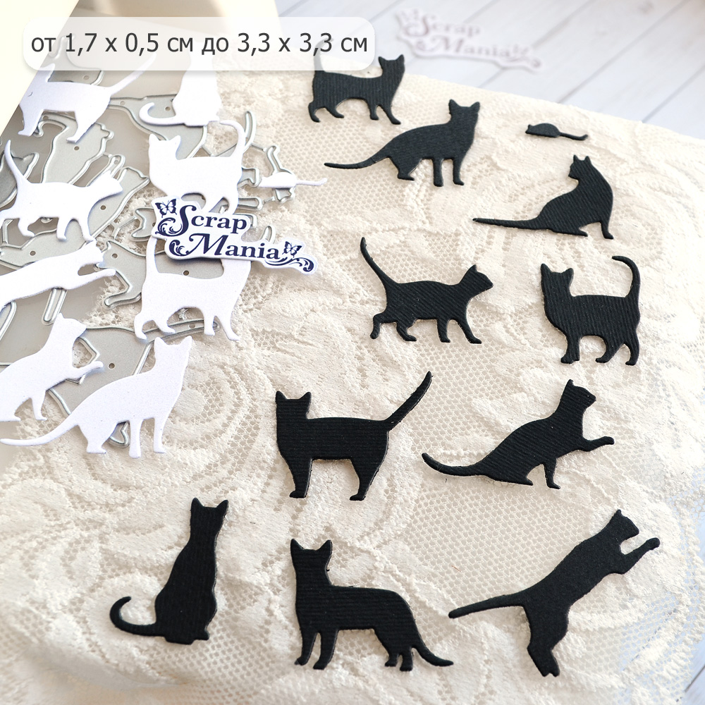 Нож для вырубки ScrapMania "Котики"