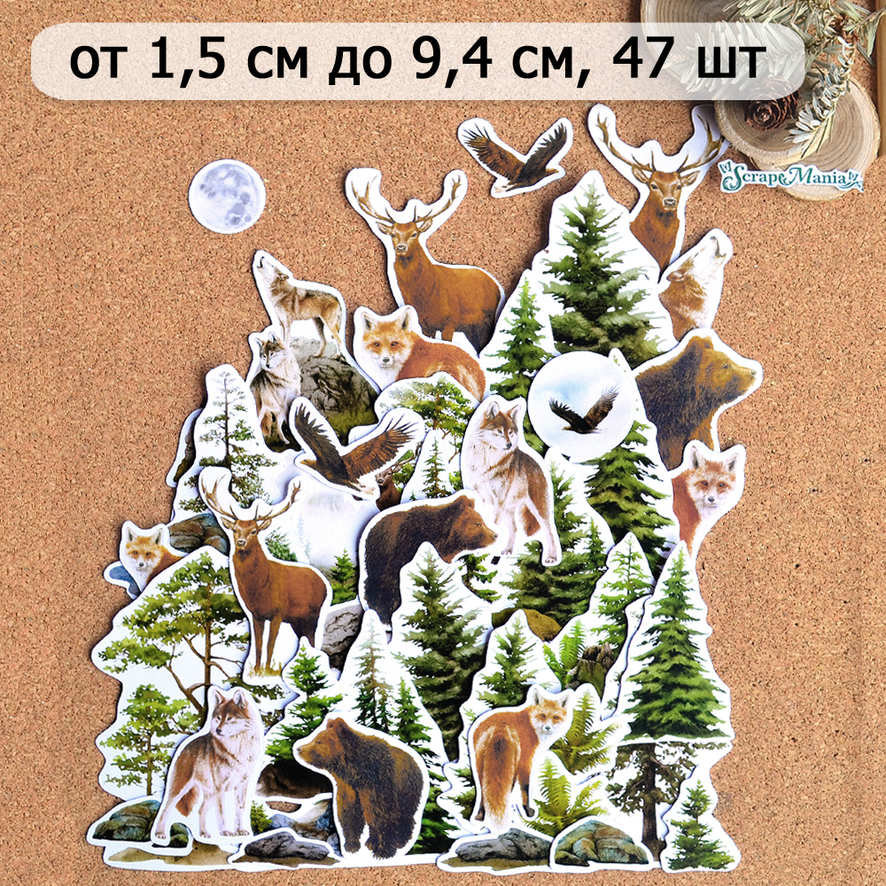 Набор высечек ScrapMania "Тайга"
