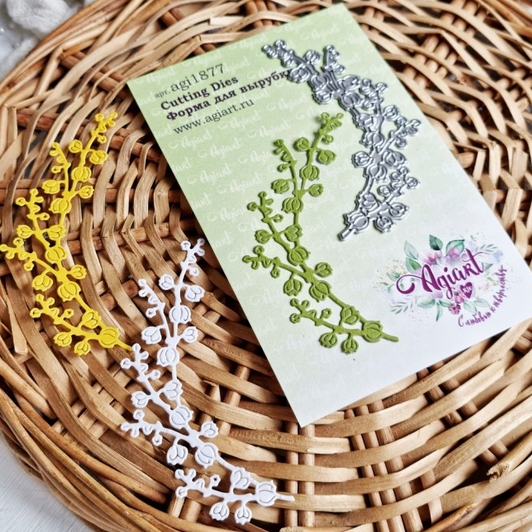 Нож для вырубки Agiart "Летнее цветение"
