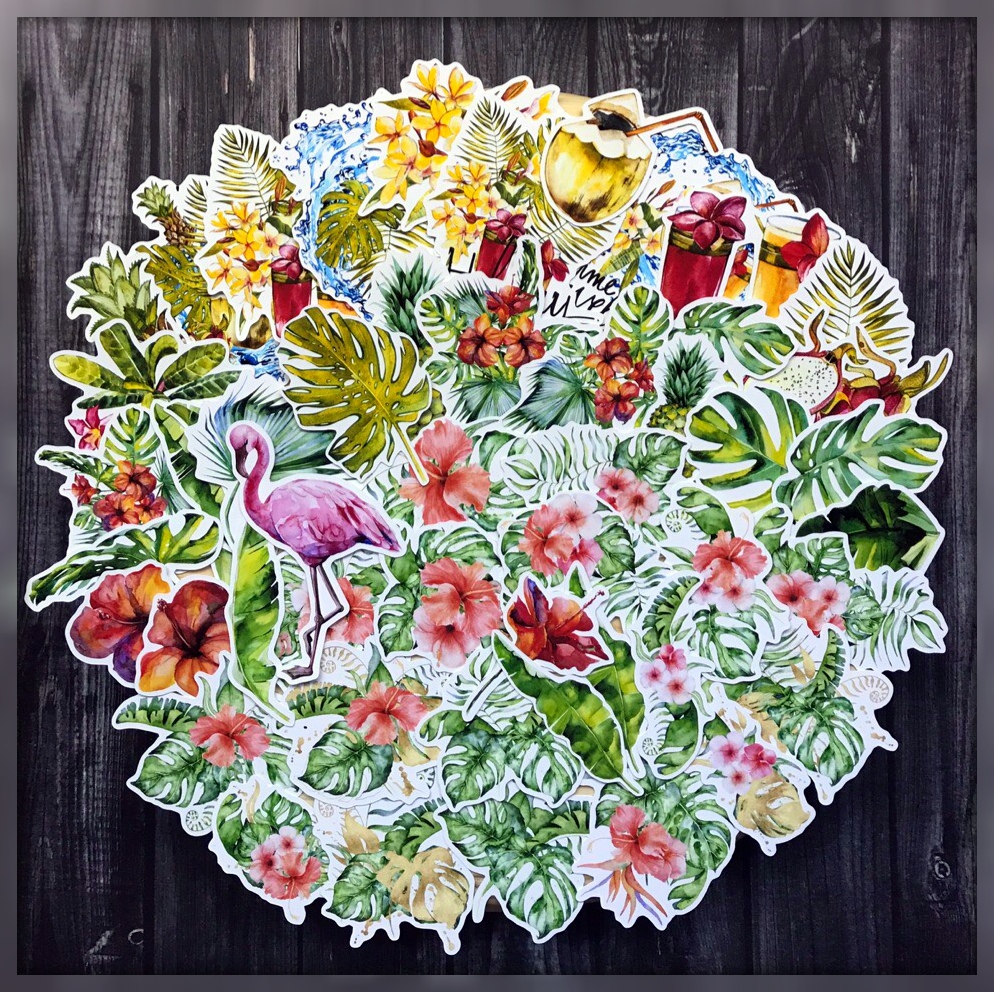 Набор высечек "Тропики"