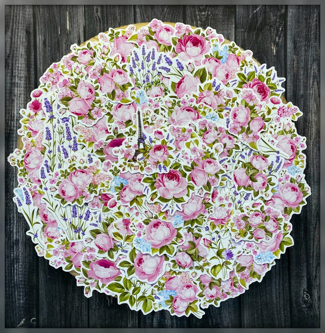 Набор высечек "Париж в цвету"