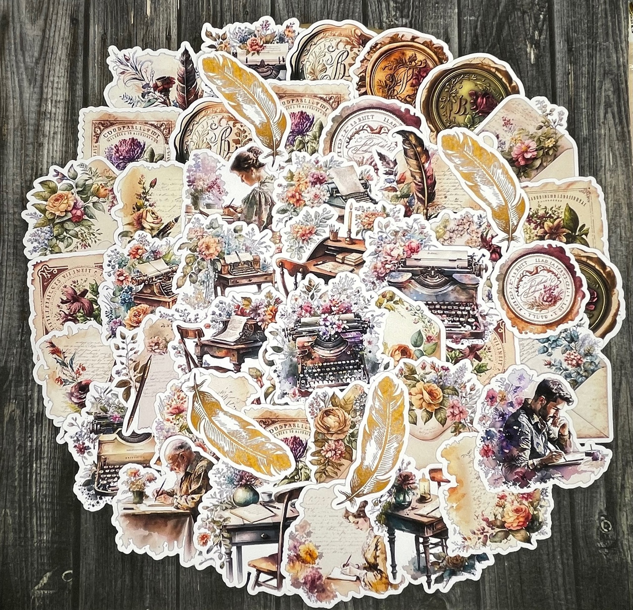 Набор высечек "Я к вам пишу..."