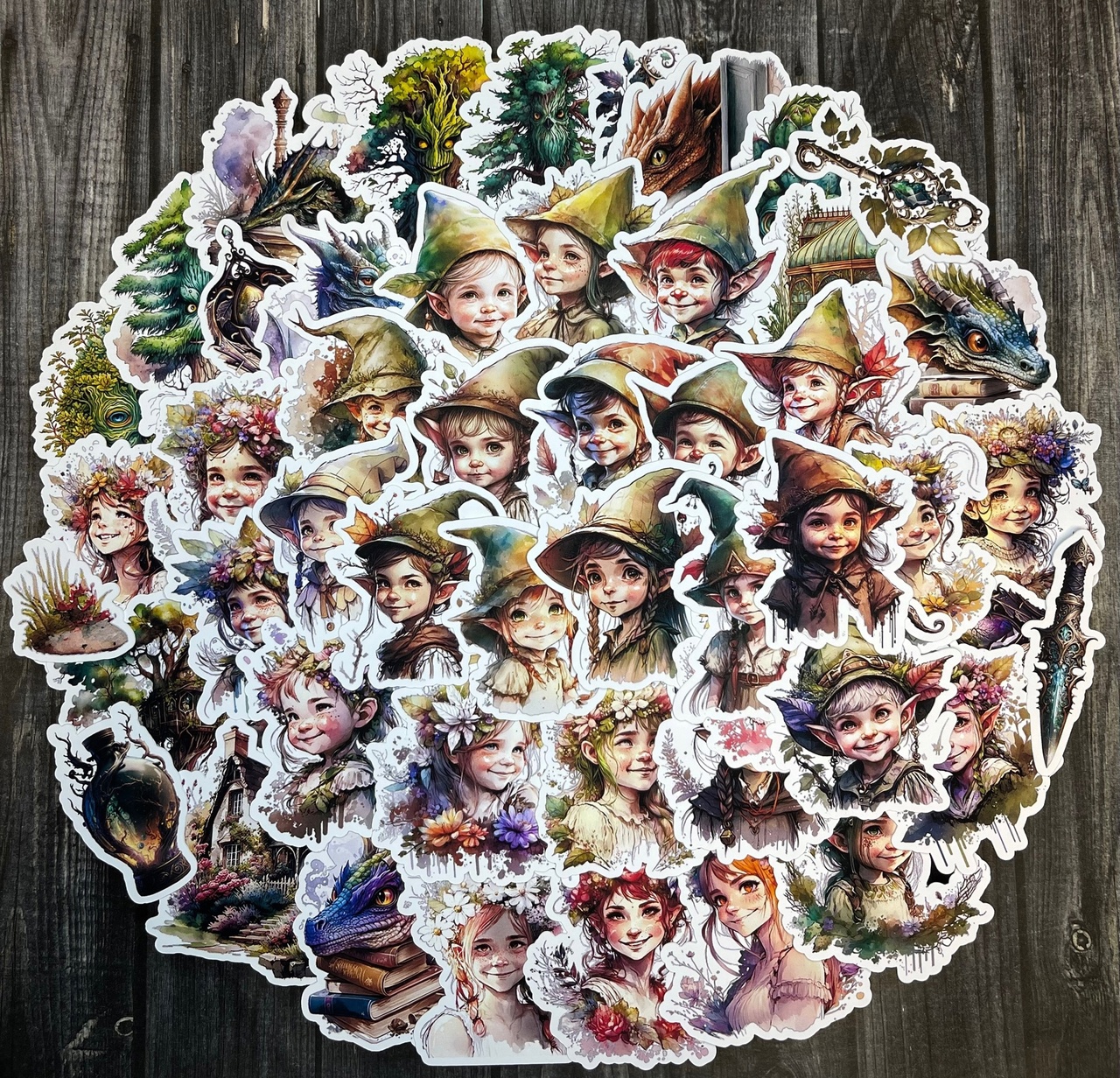 Набор высечек "Эльфийские мордашки"