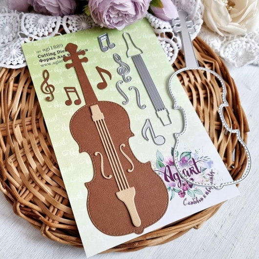 Ножи для вырубки Agiart базовые "Скрипка"