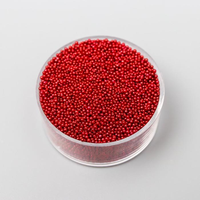 Микробисер стекло Брусника10гр