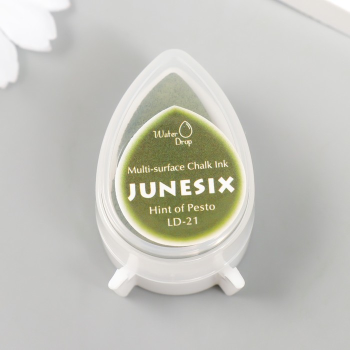 Чернильная подушечка меловая Chalk Ink "Junesix" Hint of Pesto