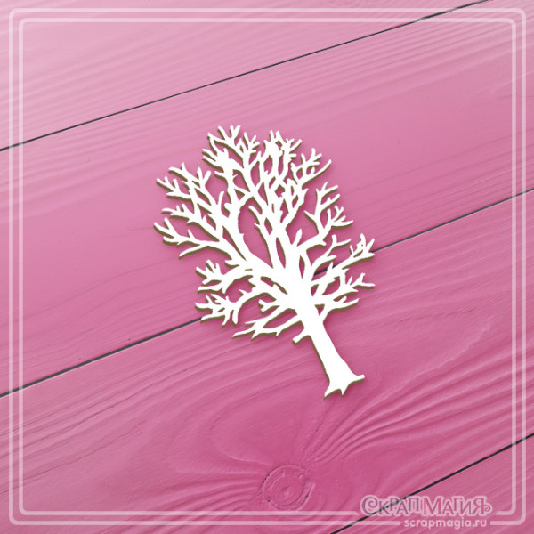 Чипборд Скрапмагия "Дерево малое"
