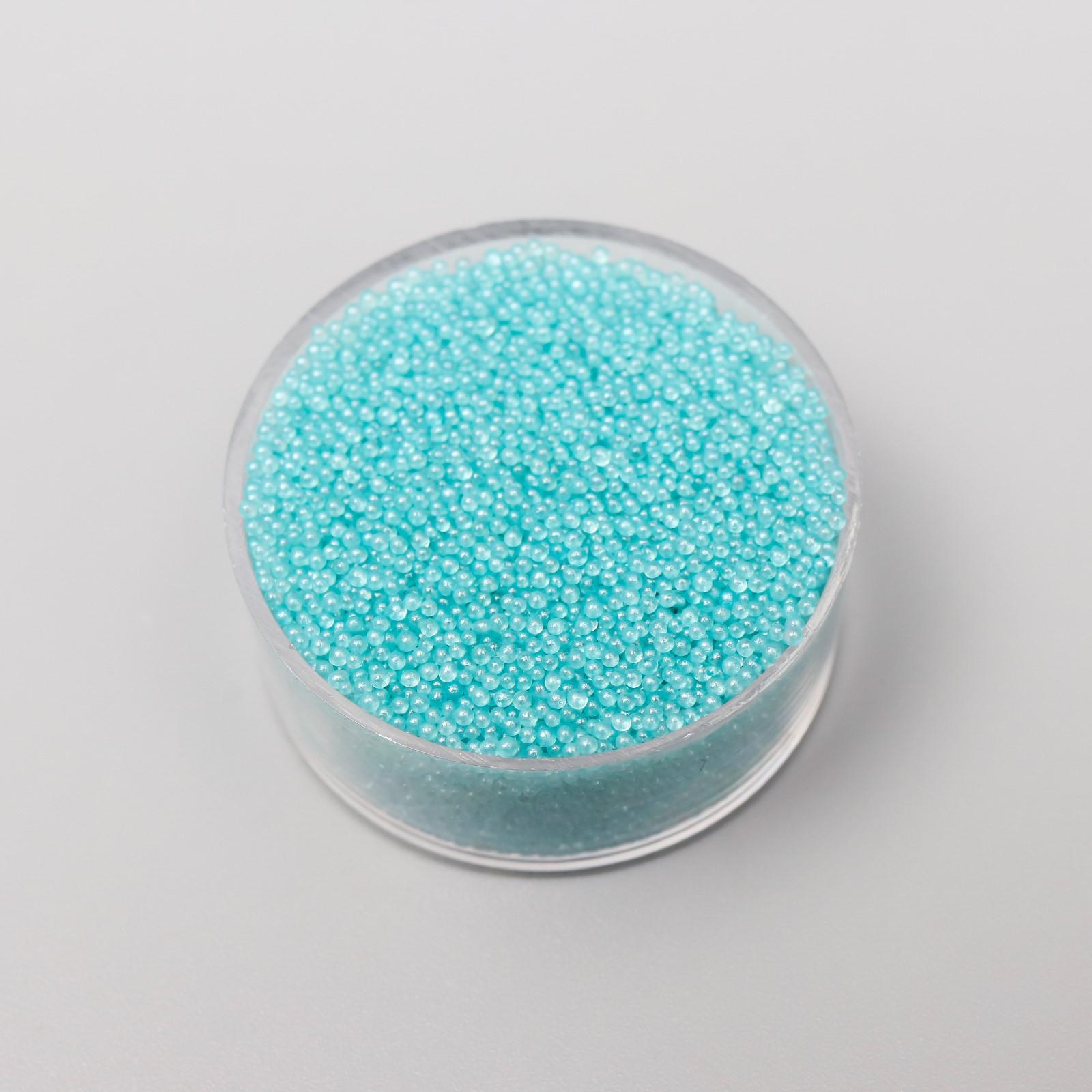 Микробисер стекло Голубая стрекоза 10гр