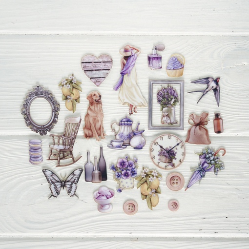 Набор тканевых высечек Rozeflowers "Лимонный десерт"