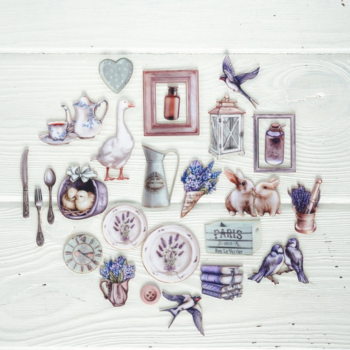 Набор тканевых высечек Rozeflowers "Дачные истории"