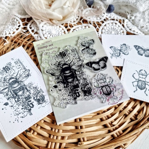 Набор штампов Agiart "Энтомология №2