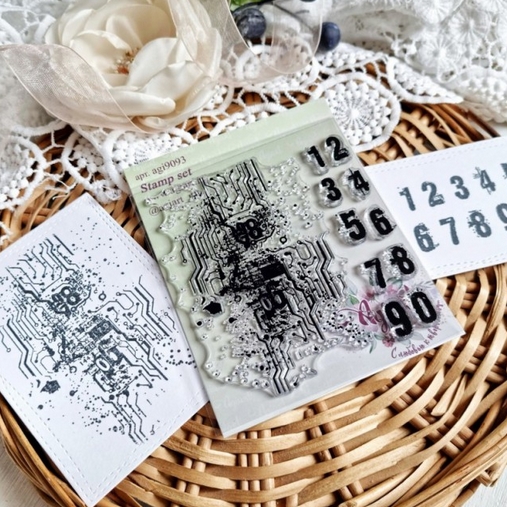 Набор штампов Agiart "Микросхема"