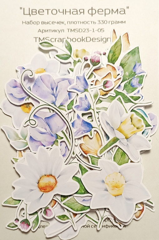 Набор высечек TMScrapbookDesigns «Осенняя акварель» Животные