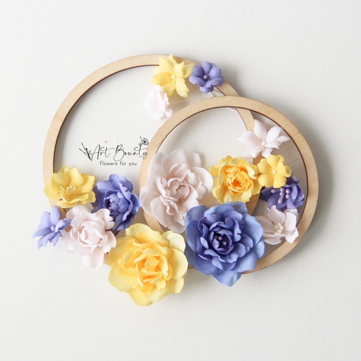 Набор тканевых цветов ArtBounty "Фиалковые грёзы"