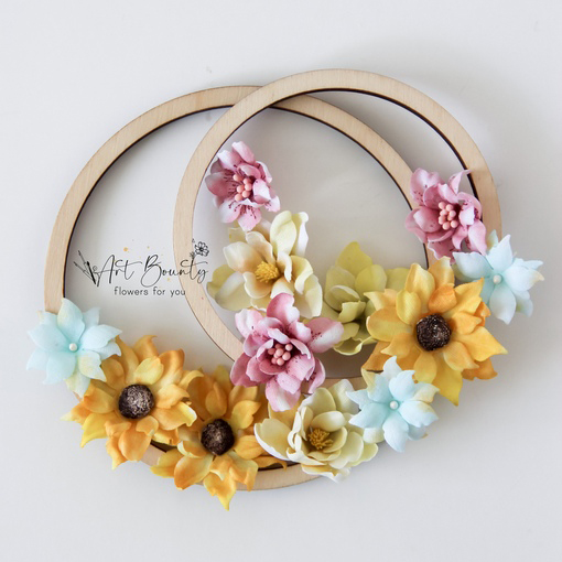 Набор тканевых цветов ArtBounty "Уютная осень"