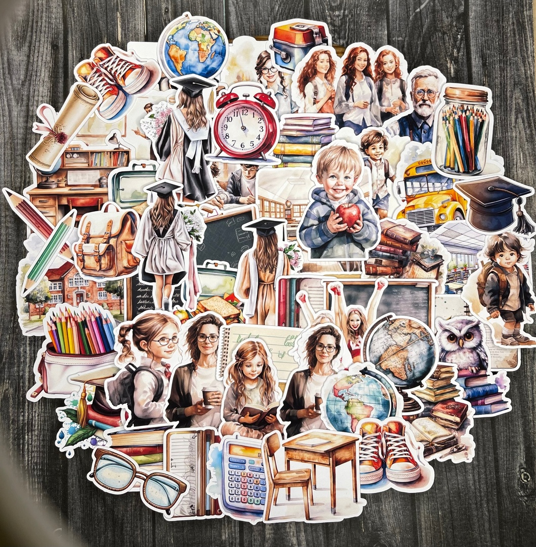 Набор высечек "Школьные годы"