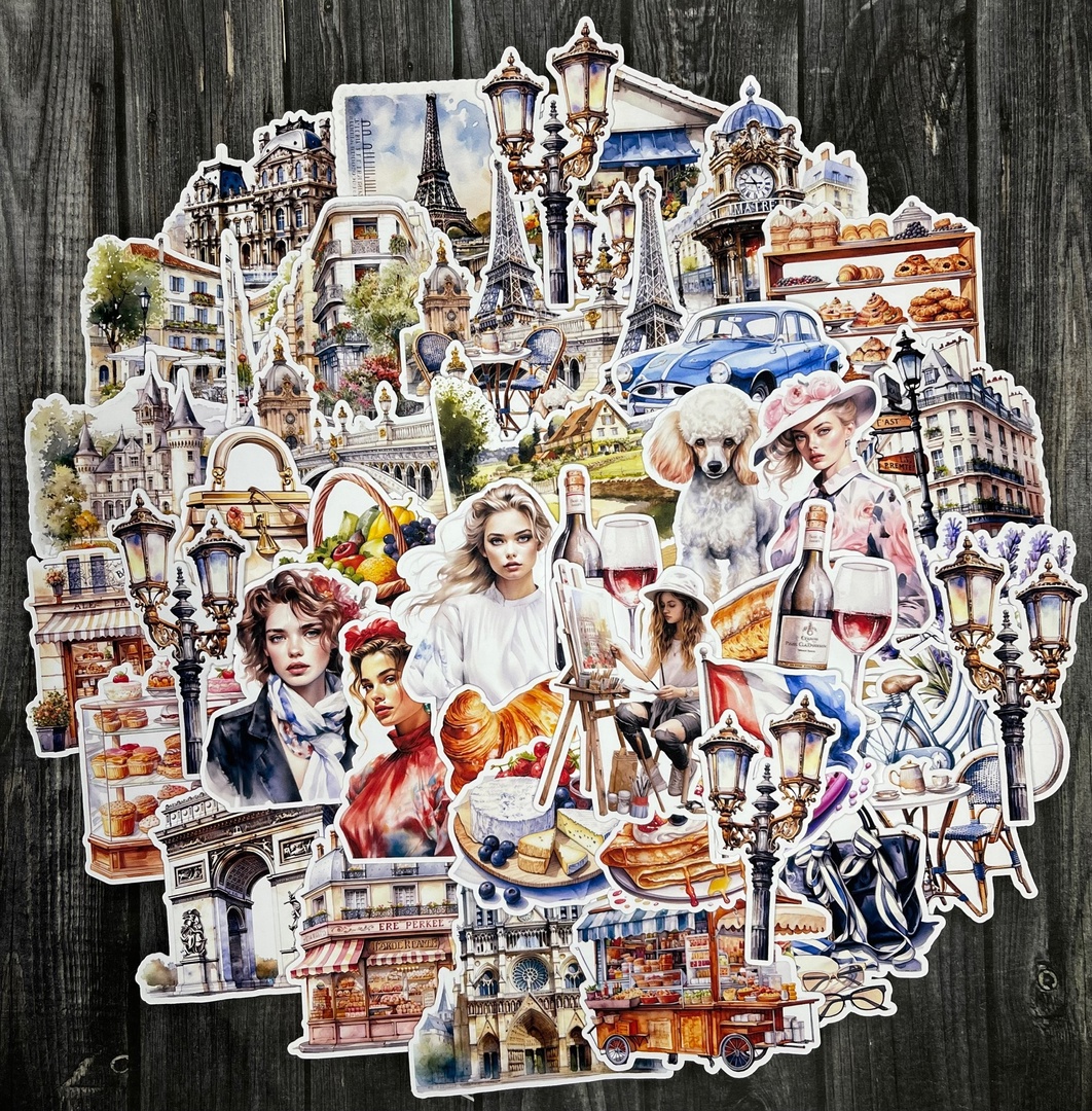 Набор высечек "Искушение Парижем"