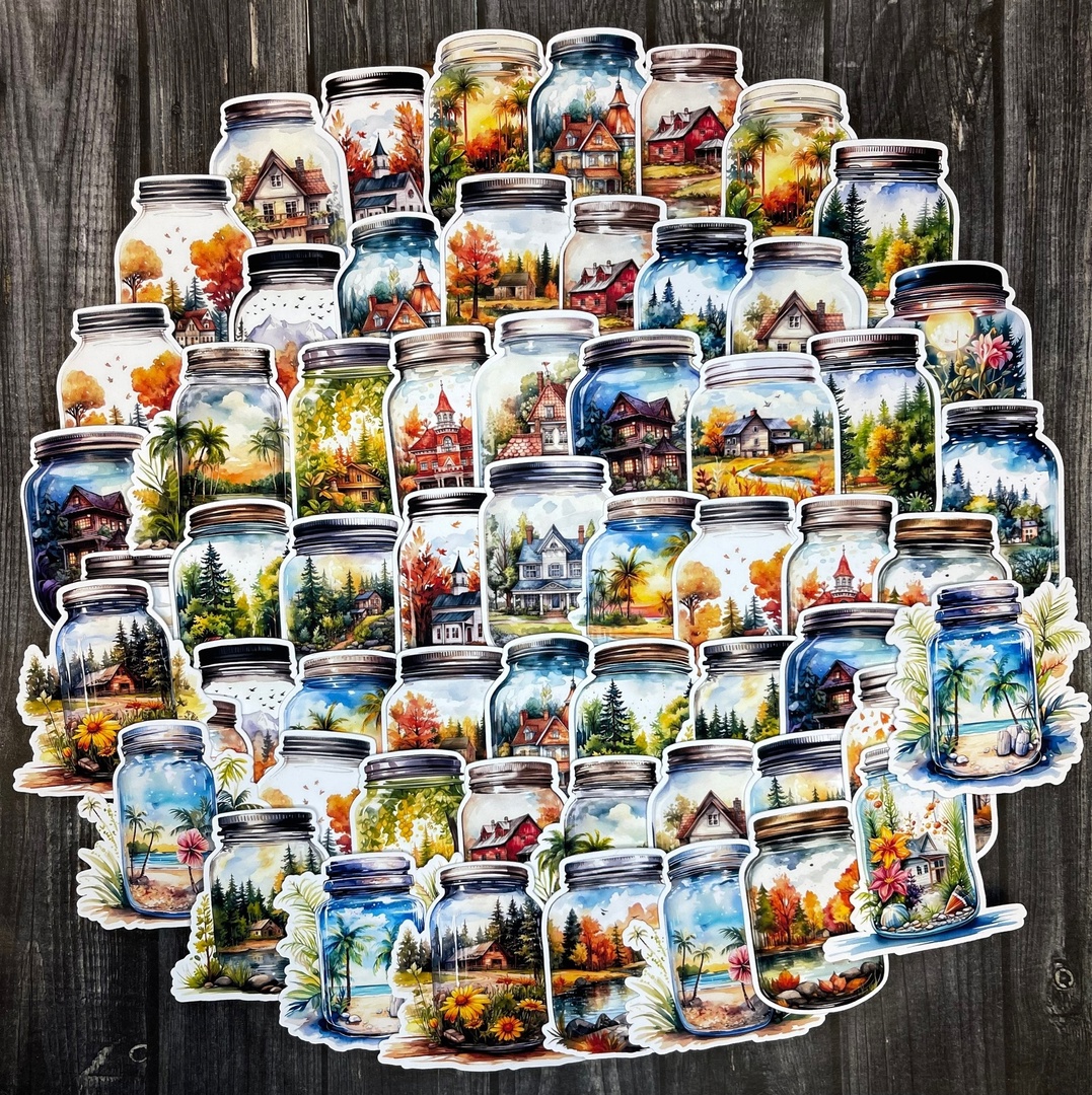 Набор высечек "Баночки с воспоминаниями"