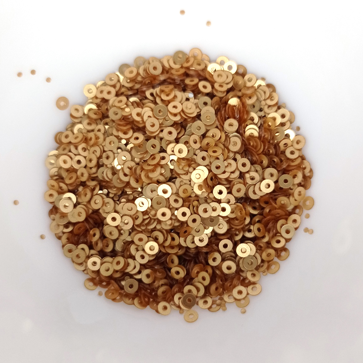 Пайетки плоские 2мм "Золотишко"