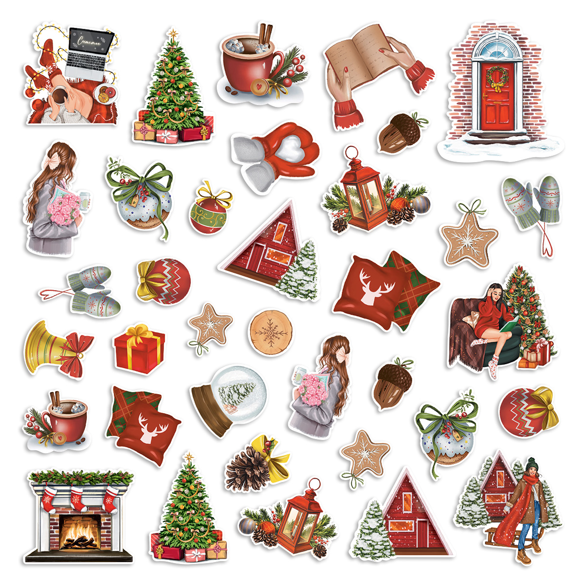 Набор картонной вырубки MrPainter "Модная зима"