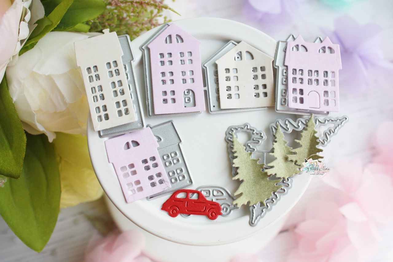 Ножи для вырубки Hobby-time "Уютный Город"