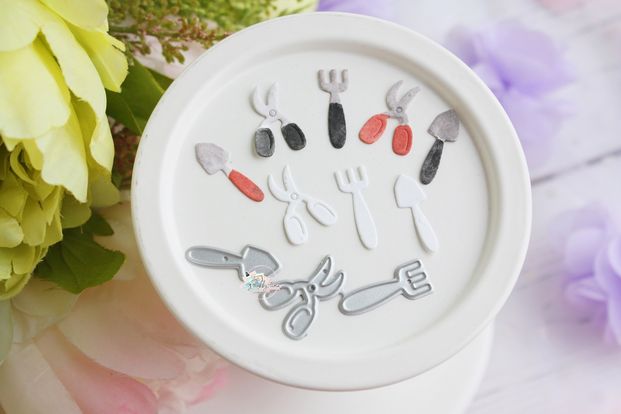 Ножи для вырубки Hobby-time "Садовые инструменты" серия Деревенька